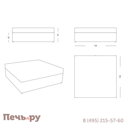 Столик плетеный кофейный DFN Bahia фото 5