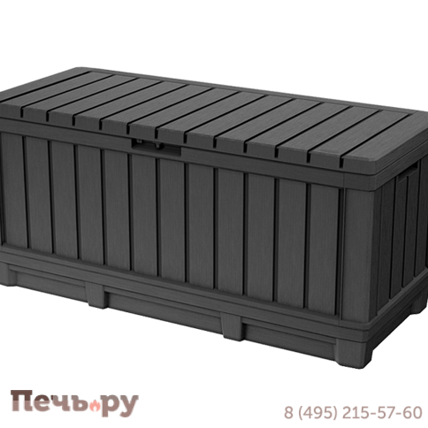 Сундук Keter Кенвуд (KENTWOOD STORAGE BOX) 350л, графит фото