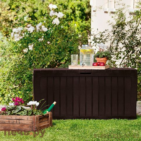 Сундук Gardeck Keter Марвел (MARVEL PLUS STORAGE BOX 270L), коричневый фото 3