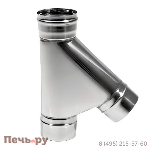 Тройник Теплов и Сухов моно 45° ТРМ(М)-Р (430/0.5) по дыму фото