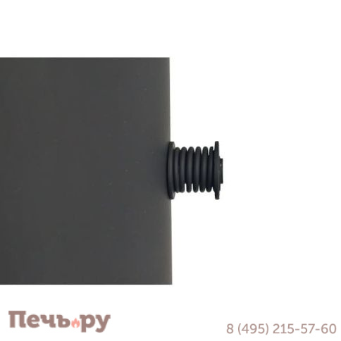 Труба КПД с шибером черный L 500мм фото 6