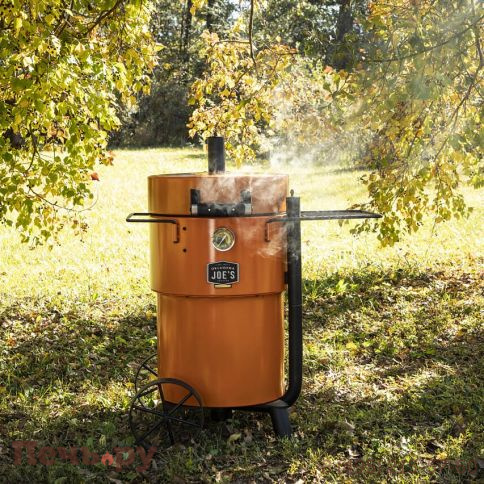 Угольный гриль коптильня Oklahoma Joe's Drum Bronco Limited Edition фото 13