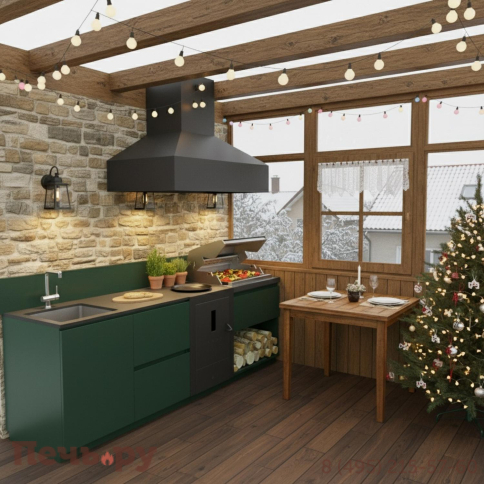 Уличная гриль кухня Астов №1 фото