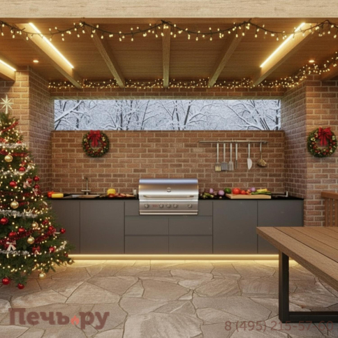 Уличная гриль кухня Астов №3 фото 3