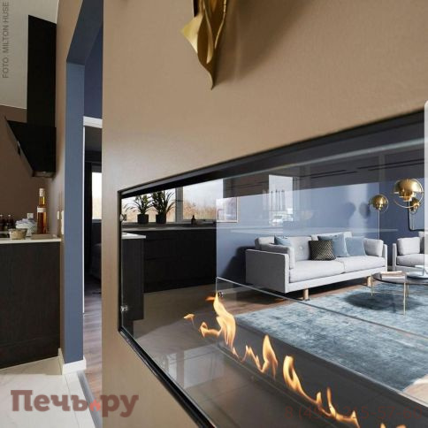 Встраиваемый биокамин SappFire торцевой сквозной 2000 фото 7