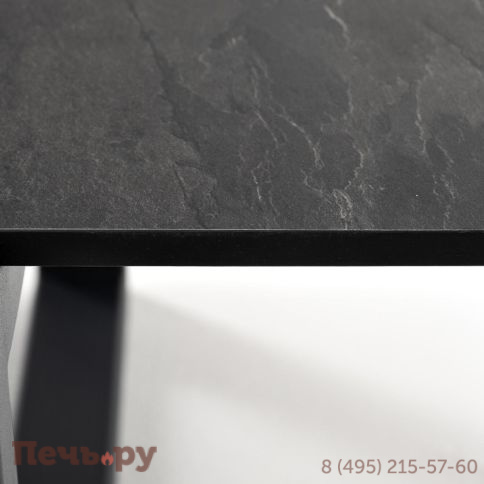 Журнальный стол 4SiS Варадеро из HPL 110х60 H43, каркас алюминий темно-серый (RAL 7024), цвет столешницы серый гранит фото 5
