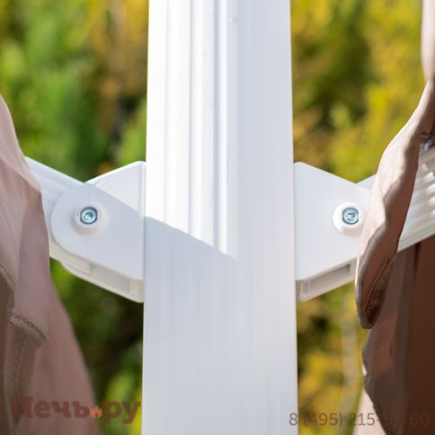 Зонт Gardeck Валенсия 3*4м двойной Мадрид 3*3м, цвет песочный фото 9