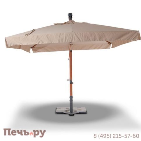 Зонт садовый 4SIS Ливорно 3х3м на боковой опоре из алюминия фото 4