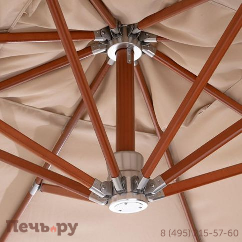 Зонт садовый 4SIS Ливорно 3х3м на боковой опоре из алюминия фото 8