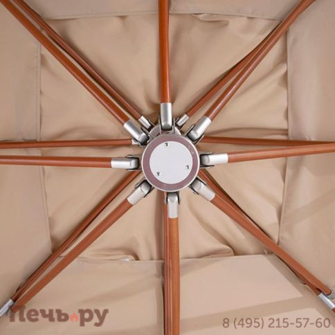 Зонт садовый 4SIS Ливорно 3х3м на боковой опоре из алюминия фото 9