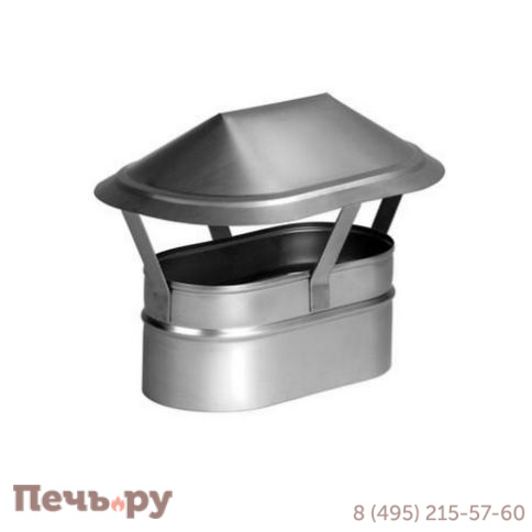 Зонт Вулкан VOR 120x240,  AISI 321 0.5 мм фото