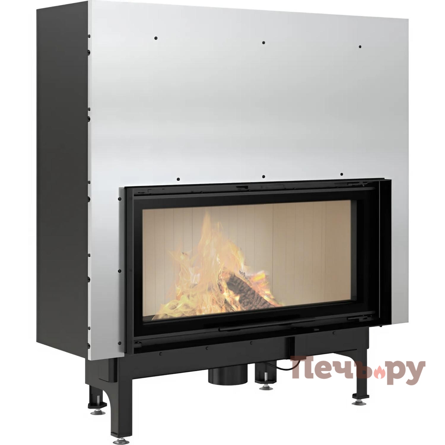 Каминная топка Kratki Pro Nadia/14/G (гильотина) видео