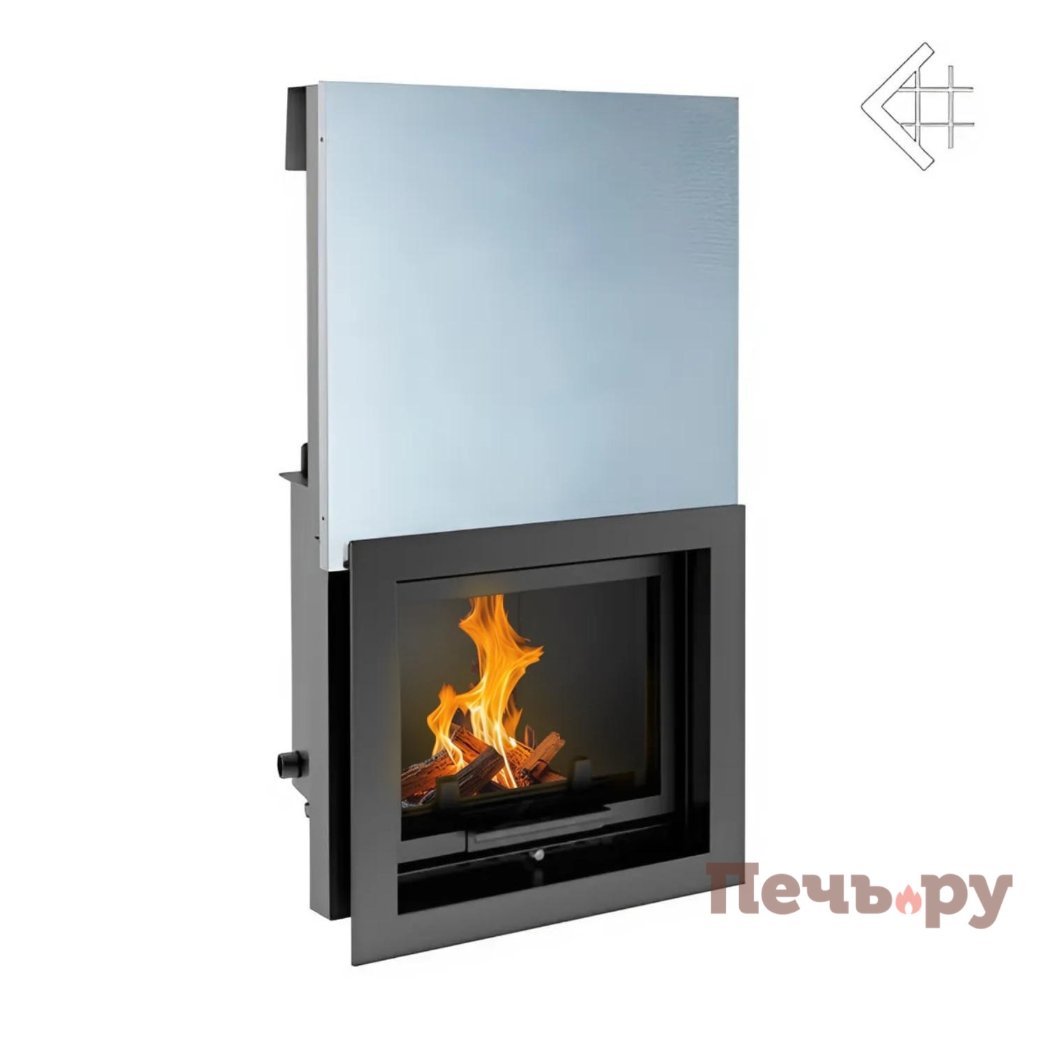 Каминная топка Kratki Antek/PW/8/G/W (гильотина) видео