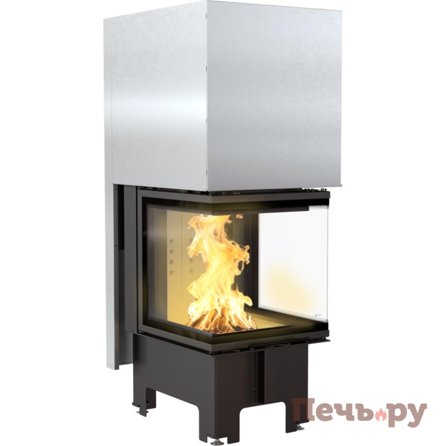 Каминная топка Kratki Pro NBC 8, гильотина видео