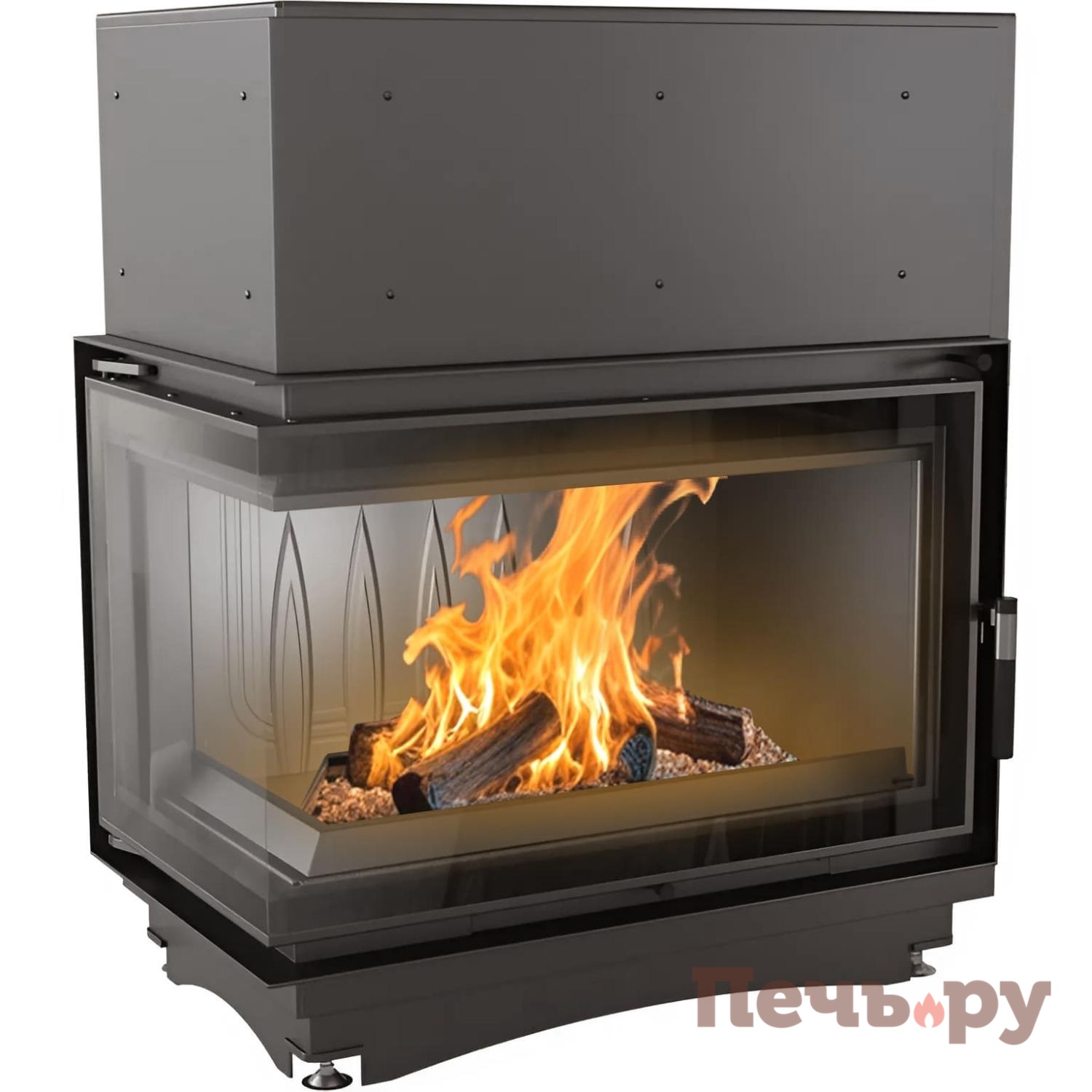 Каминная топка Kratki Oliwia/L/BS/Deco видео