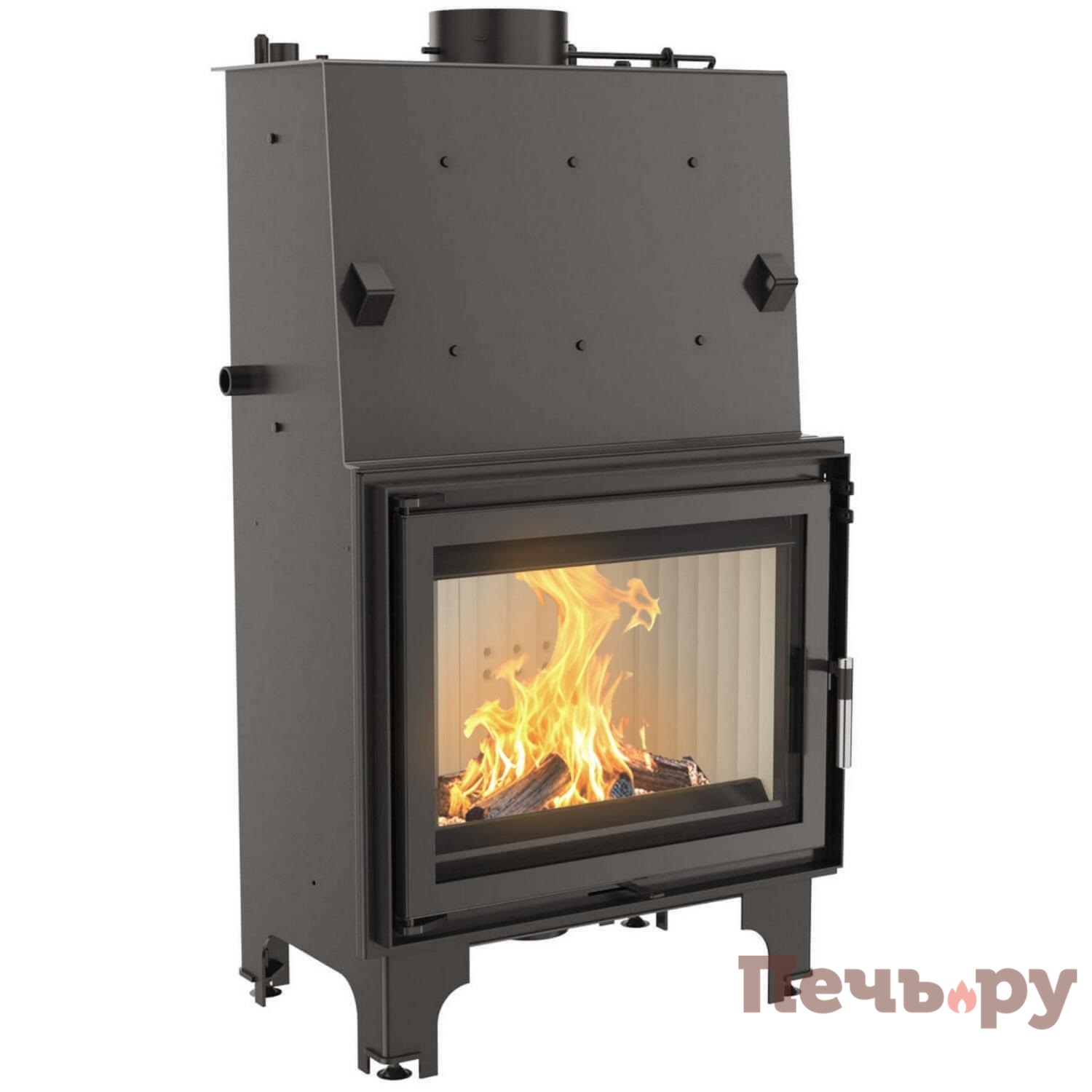 Каминная топка Kratki Aquario/Z/14/PW/W видео