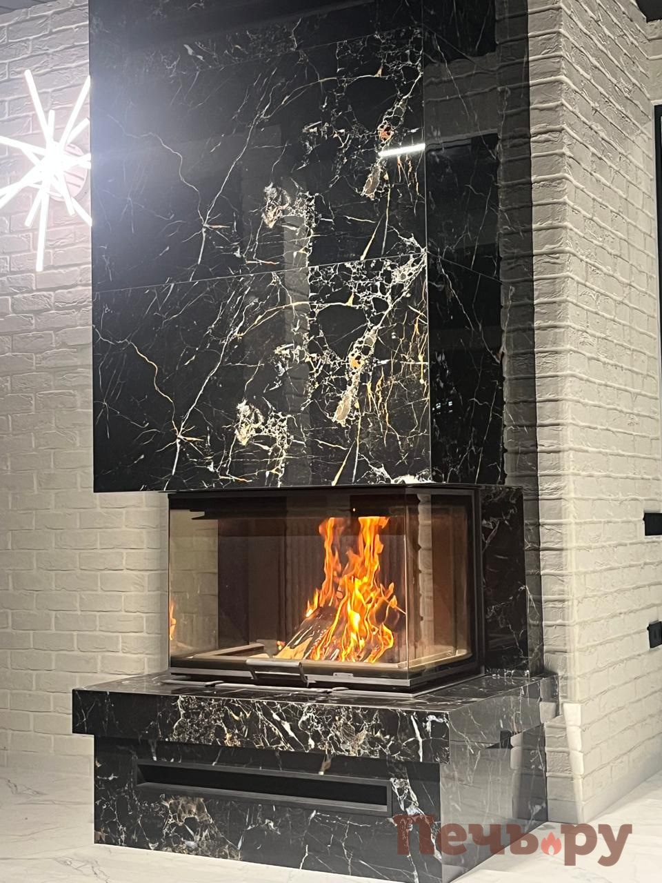 Каминная топка Астов П3С 8457 видео