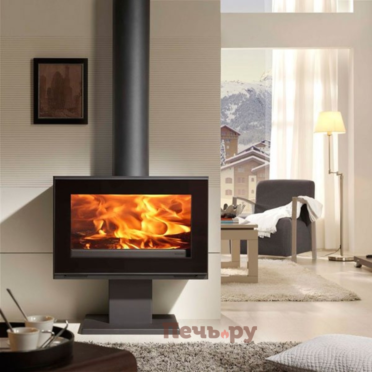 Печь камин Panadero Maja видео