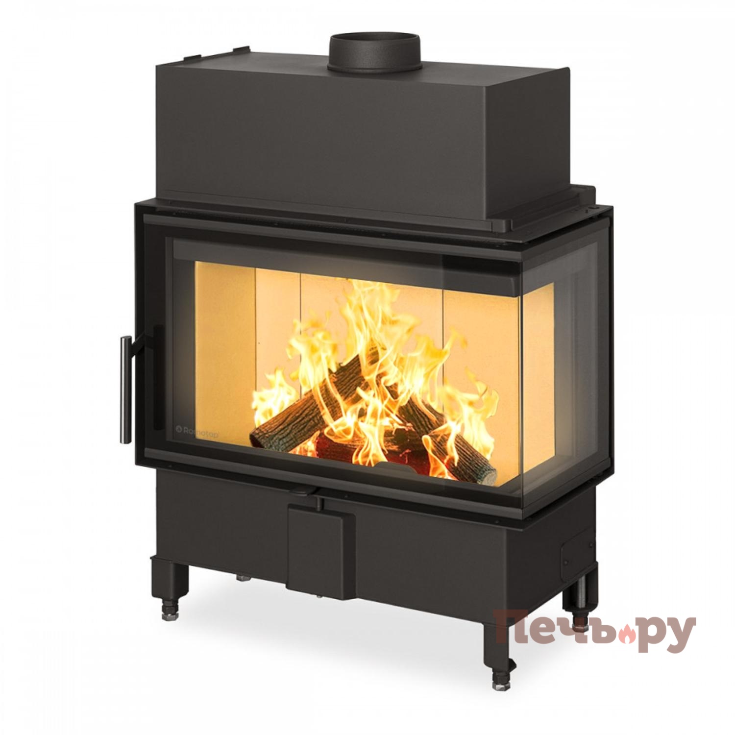 Каминная топка Romotop Heat R/L 2G S 70.44.33.23 видео