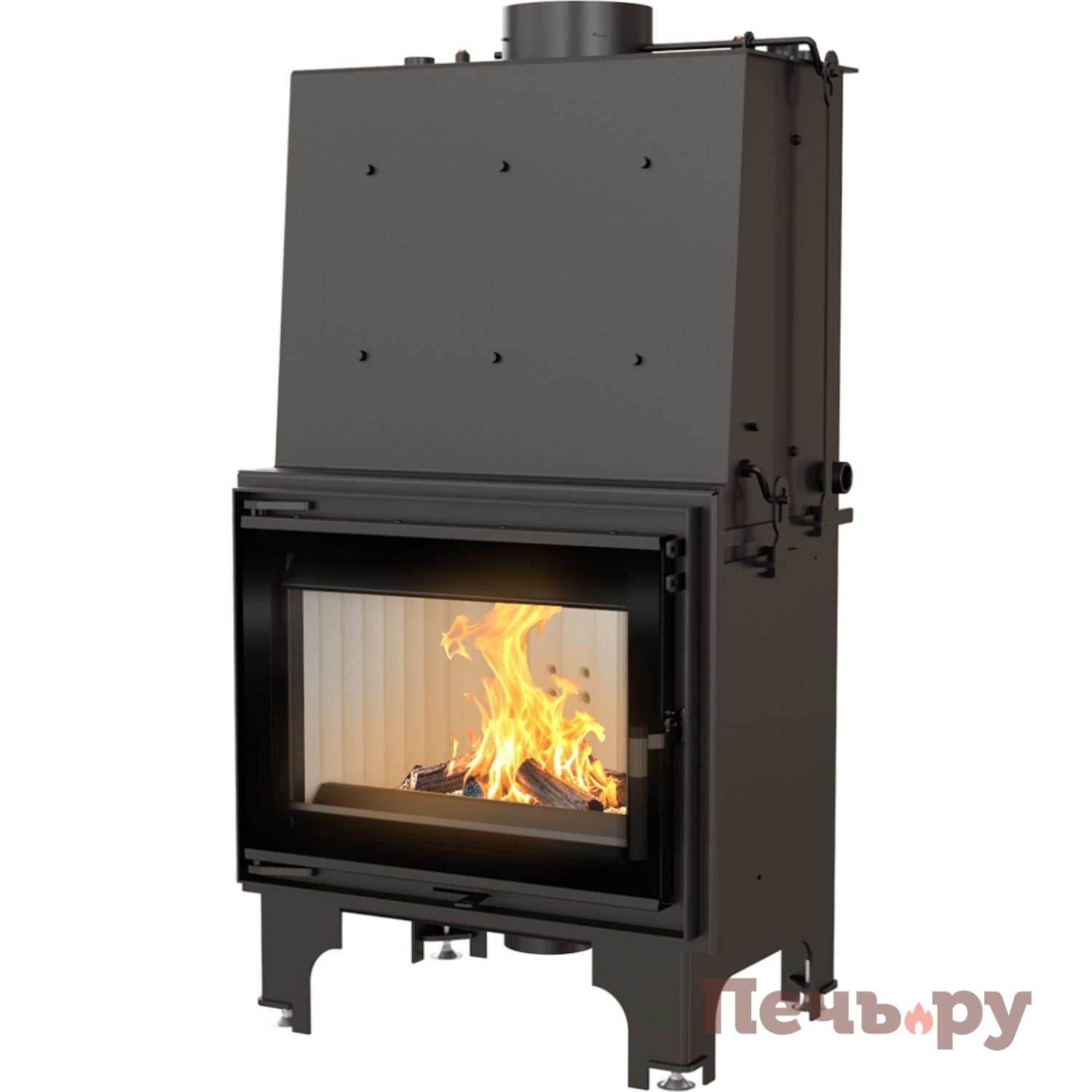 Каминная топка Kratki Aquario/Z/14/PW/W/DG видео