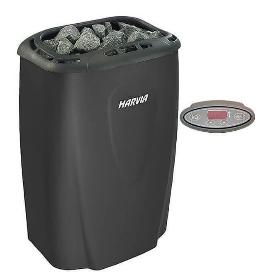 Электрическая печь Harvia Moderna V45E-1 Black изображение Электрическая печь Harvia Moderna V45E-1 Black фото