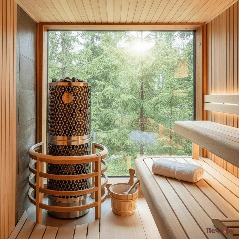 IKKI Pillar в финской сауне