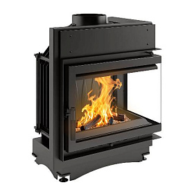 Каминная топка Kratki Maja/P/BS (угловое стекло справа) фото