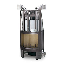 Каминная топка Palazzetti Ecomonoblocco 66 V08-S round изображение Каминная топка Palazzetti Ecomonoblocco 66 V08-S round фото